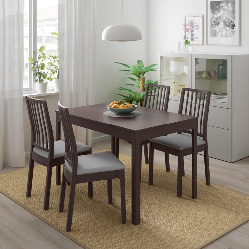 IKEA EKEDALEN Extendable Table 120 180x80CM Dark Brown Dining